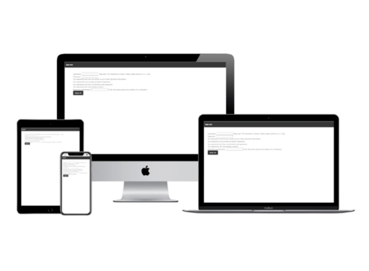Geo API website mockup